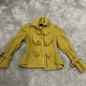 BCBGMaxAzria Mustard Blazer